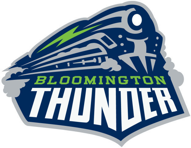 Bloomington Thunder 2014 15-Pres Primary Logo iron on paper